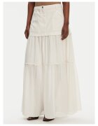 Pinko Fusta maxi dama ecru