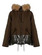Pinko Geaca parka cu garnitura din blana artificiala - 36