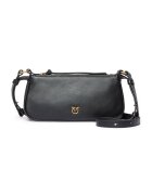 Pinko Geanta crossbody cu logo - Negru