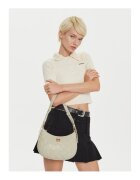 Pinko Geanta dama Bianco Z14Q Half Moon Mini - piele naturala - roz