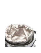 Pinko Geanta dama ZZFN Nickel Lucido mini bucket - roz - cu manere.