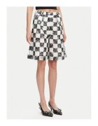 Pinko Pantaloni scurti pentru dama - alb/negru - model in carouri