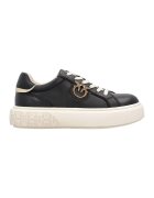 Pinko Pantofi sport de piele si piele ecologica Yoko - Negru