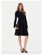 Pinko Rochie tricotata de dama negru - fabricata din material de calitate