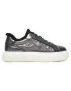 Pinko Tenisi dama Pewter KZ7 - piele naturala - gri