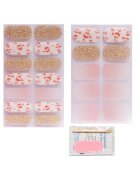 Pinx Sticker pentru unghii din gel set 24 bucati - multicolor