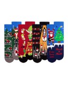 Pirin Hill Cutie cu 4 perechi de sosete din bumbac organic Arty Socks Craciun Vesel