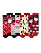 Pirin Hill Set 4 perechi de sosete bumbac Arty Socks Oita Indragostita in cutie cadou