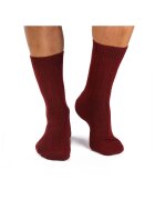 Pirin Hill Sosete antibacteriene merino Warm Ribs Bordeaux
