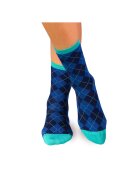 Pirin Hill Sosete bambus COMFORT FEET Argyle Bleumarin