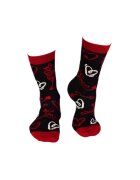 Pirin Hill Sosete bambus - Sf. Valentin Black&Red