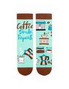 Pirin Hill Sosete bumbac Arty Socks Coffee Maro Turcoaz