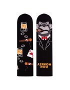 Pirin Hill Sosete bumbac Arty Socks Don Maimuta Negru - Negru