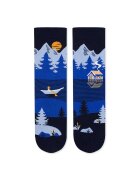 Pirin Hill Sosete bumbac Arty Socks Peisaj Montan Albastru
