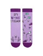 Pirin Hill Sosete bumbac - Arty Socks WINERY Purple