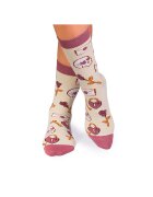 Pirin Hill Sosete bumbac Colour Cotton Socks ST VALENTINE'S DAY Ecru