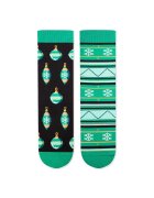 Pirin Hill Sosete bumbac de craciun Arty Socks Globuri Negru Menta