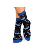 Pirin Hill Sosete bumbac Fine Cotton Sealife Balene Negru