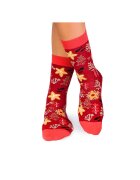 Pirin Hill Sosete bumbac Fine Cotton Sealife Stea de Mare Bordeaux