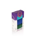 Pirin Hill Sosete bumbac lungi fara elastic Box 3 buc Mint Blue Dark Green