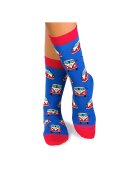 Pirin Hill Sosete bumbac organic COLOUR COTTON Retro Buses Blue