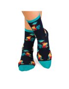 Pirin Hill Sosete bumbac organic - COLOUR COTTON Rooster NAVY