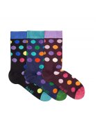 Pirin Hill Sosete Confortabile Bambus Dots Box 3 buc