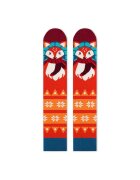 Pirin Hill Sosete de bambus de Craciun Comfort Feet 3/4 pana la genunchi Vulpe de Craciun