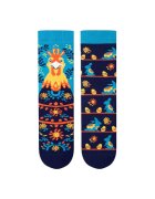 Pirin Hill Sosete din bumbac organic Arty Socks Pui de Paste - 43-46 EU - Albastru inchis