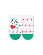 Pirin Hill Sosete scurte bumbac organic - ARTY SOCKS Doctor - Multicolor