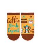 Pirin Hill Sosete scurte - bumbac organic ARTY SOCKS Sneaker Coffee