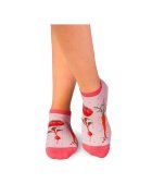 Pirin Hill Sosete scurte bumbac organic Fine Cotton Veggie roz pal