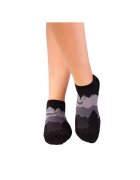 Pirin Hill Sosete Scurte din Bumbac organic Fin Zbor Negru