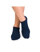 Pirin Hill Sosete scurte din in si bumbac - LINEN SNEAKER SOCKS Albastru inchis