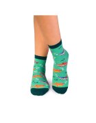 Pirin Hill Sosete scurte peste glezna bumbac organic Sealife Pesti Menta - Multicolor
