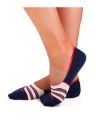 Pirin Hill Sosete tip talpici INVISIBLE ORGANIC SOCKS Lines Navy Blue