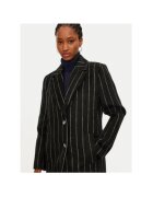 Please Palton dama - 304875625 - Poliester/Lana - Negru - Negru