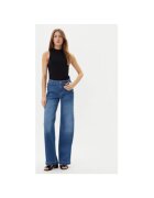 Please Pantaloni dama P3FDBQ2NTZ - Bumbac - Albastru - Albastru