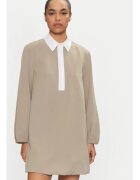 Please Rochie dama - 305014146 - Poliester - Bej - Bej