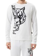 Plein Sport Bluza sport cu imprimeu modern - Alb/Negru
