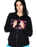 Plein Sport Hanorac cu gluga bumbac/elastan - negru -