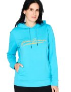 Plein Sport Hanorac dama - bumbac/elastan - albastru -