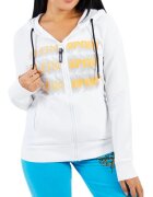 Plein Sport Hanorac dama oversize - bumbac/elastan - alb