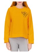 Plein Sport Hanorac dama oversize - bumbac/elastan - galben -