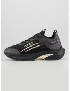 Plein Sport Pantofi sport din plasa cu aspect masiv Sprint 78 - Auriu/Negru