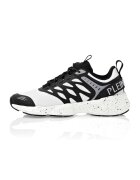 Plein Sport Pantofi sport slip-on de piele ecologica Venom Striker - Alb/Negru