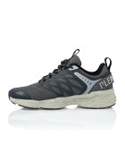 Plein Sport Pantofi sport slip-on de piele ecologica Venom Striker - Gri/Gri carbune