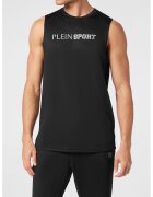 Plein Sport Tricou fara maneci cu logo - Negru