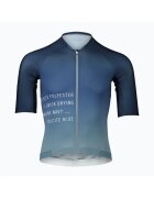 POC Tricou ciclism barbati Pristine Print S - Bleumarin