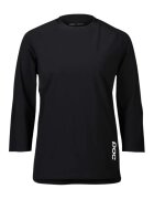 POC Tricou ciclism Resistance - maneca 3/4 - respirabil - negru -